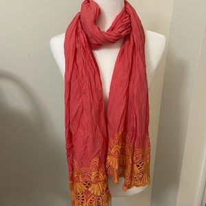 Coral/Orange Scarf